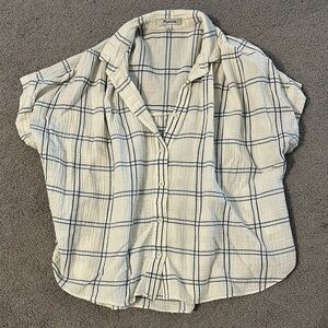 Madewell Plaid Button-Up Shirt